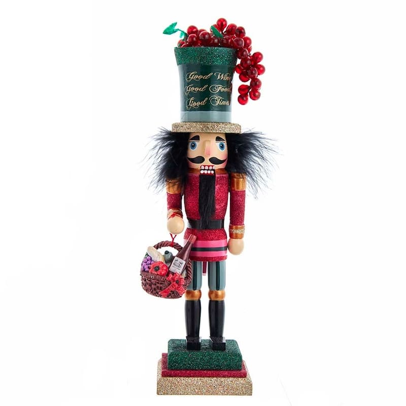 Kurt Adler 14-Inch Hollywood Wine Nutcracker