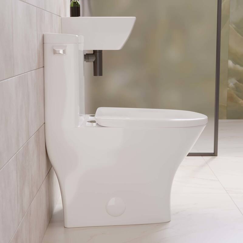 Swiss Madison SM-1T260 Sublime II 1.28 GPF One Piece Round Toilet with