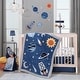 preview thumbnail 4 of 2, Lambs & Ivy Milky Way Rocket Ship Nursery Throw Pillow Plush