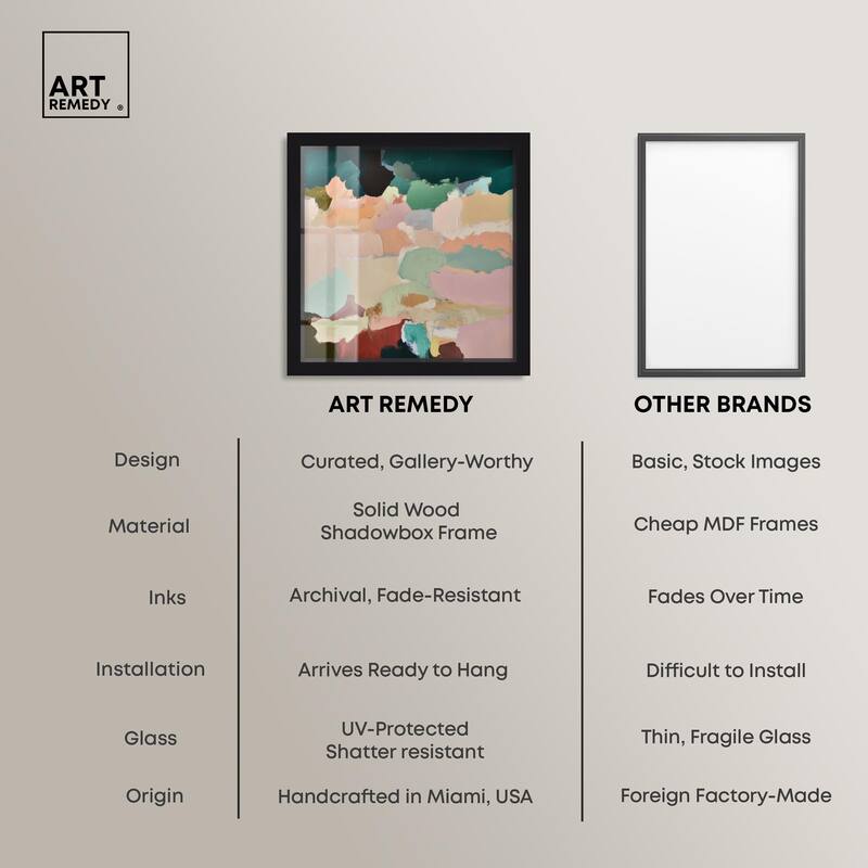 Brushed Beauty III Shadowbox by Art Remedy
