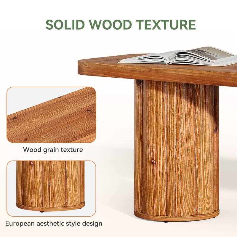 63" Extra Long Solid Wood Entryway Bench, Dining Bed End Accent Bench Seat for Living Room Foyer Bedroom