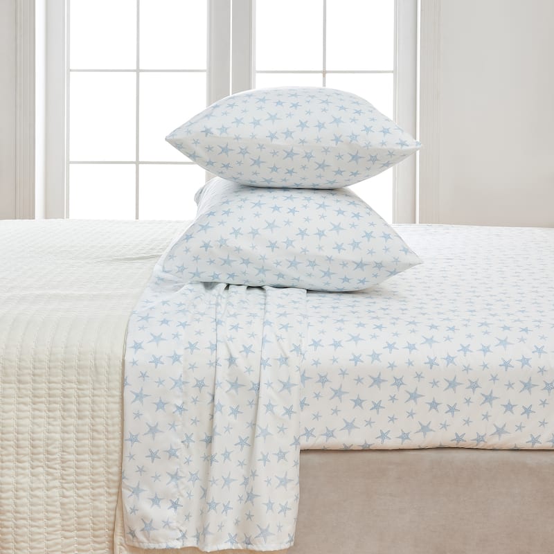Linery & Co. Ultra-Soft Coastal-Inspired Brushed Microfiber Sheet Set