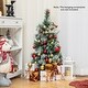 preview thumbnail 2 of 8, Gymax 3 FT Artificial Christmas Tree w/ 98 Branch Tips Pine Needles