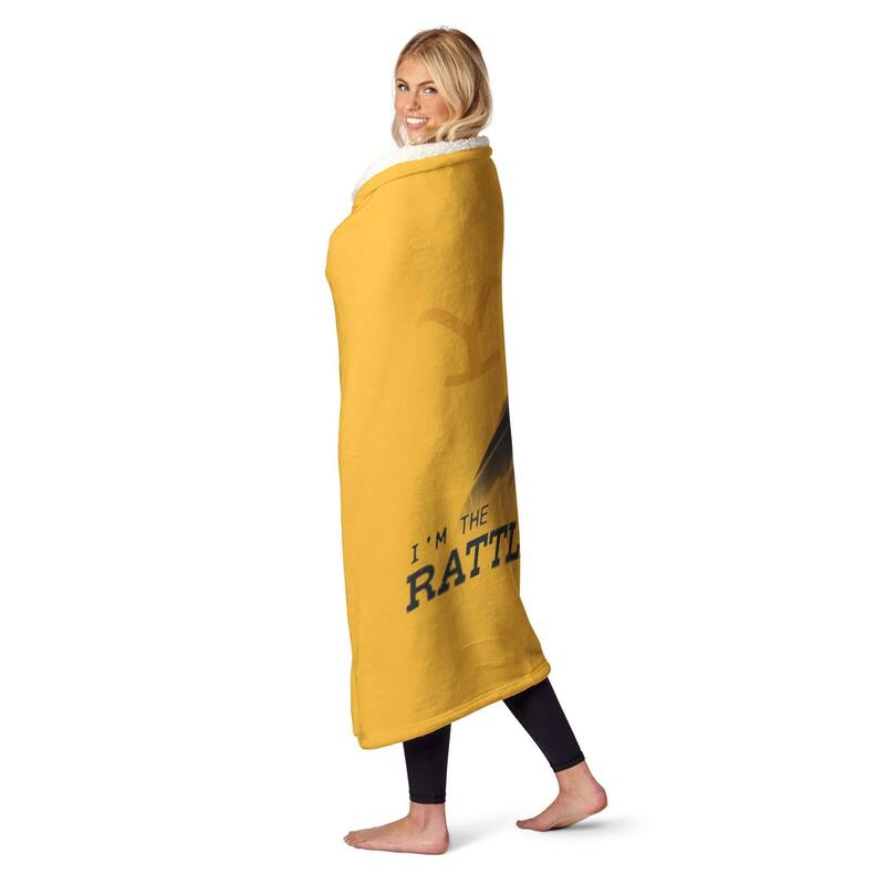 Paramount Yellowstone Silk Touch Sherpa Throw Blanket