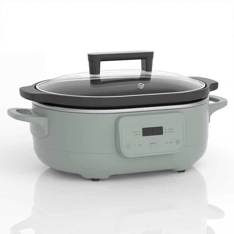 Magnifique 6 QT Versatile Programmable Slow Cooker for Dishwasher Safe