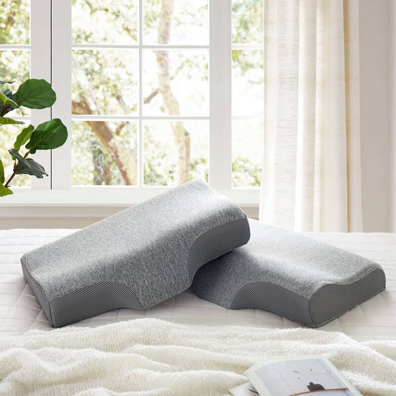 2 Pack Goose Feather Down & Alternative Pillows All Firmness Levels - Firm - Specialty