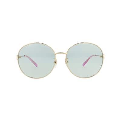 Gucci Round-Frame Metal Sunglasses - NS
