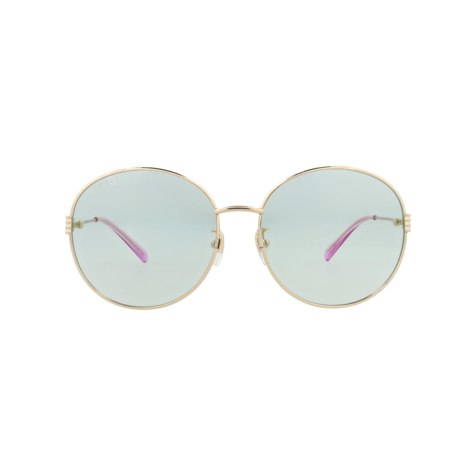 NEW GUCCI women\'s round-frame metal sunglasses in purple Gucci GG2007S 001 Havana Cat Eye Sunglasses - eye-oo.com main image 2