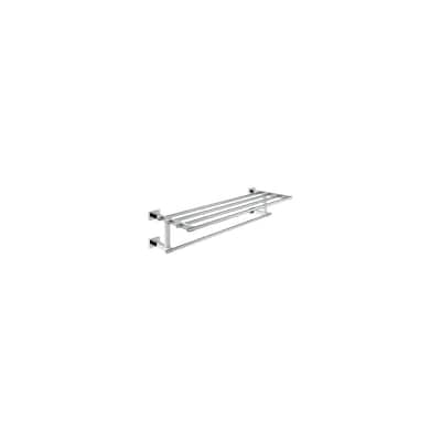 Grohe Essentials Cube 22" Towel Rack with Integrated Towel Bar