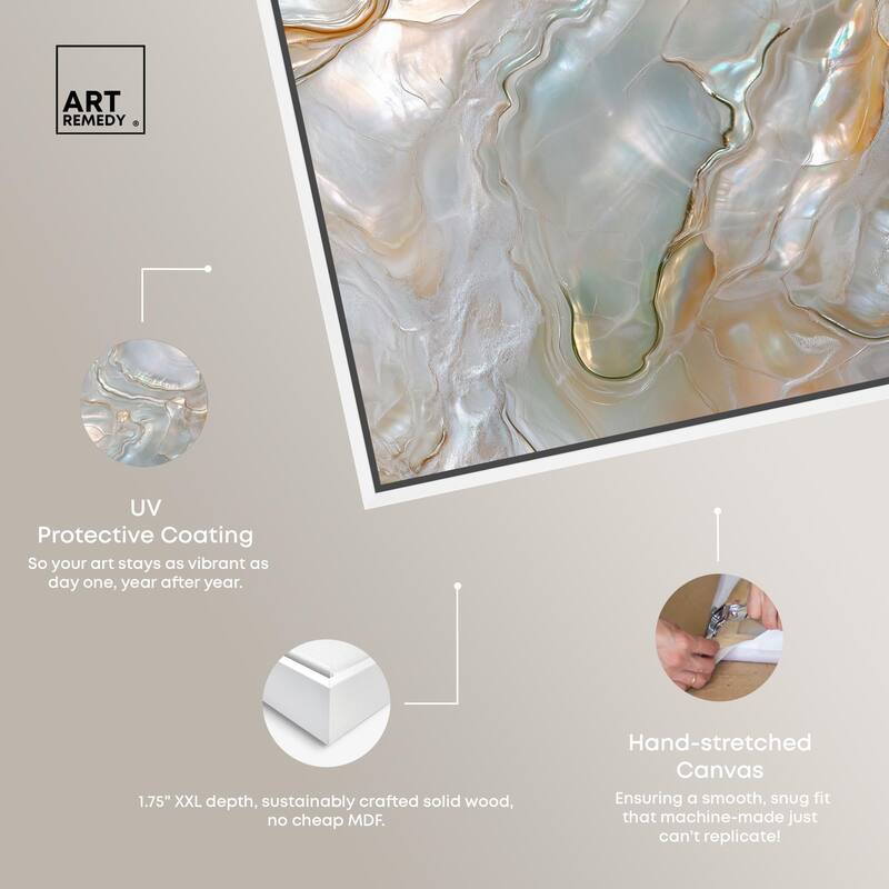 Fluid Preciousness IV Canvas by Art Remedy