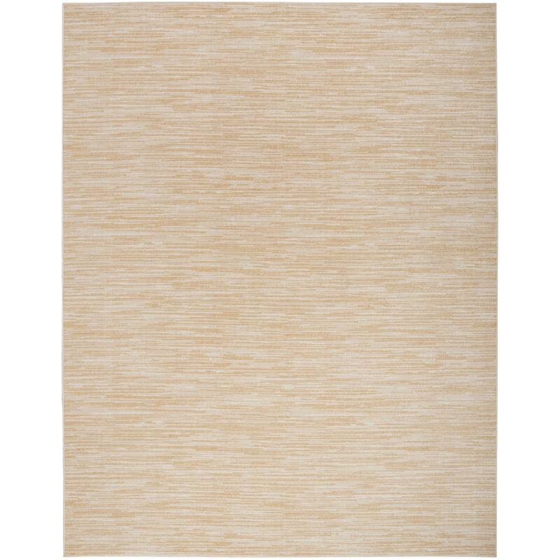 Nourison Essentials Solid Contemporary Indoor/Outdoor Area Rug