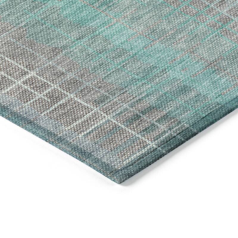 Machine Washable Indoor/ Outdoor Contemporary Aaron Chantille Rug