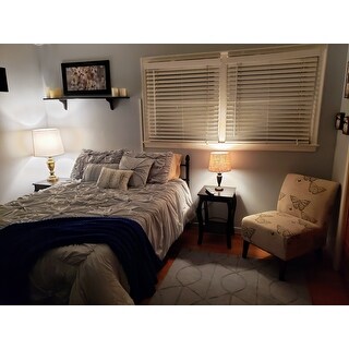 Porch & Den Lamar Fabric, Wood Armless Slipper Chair