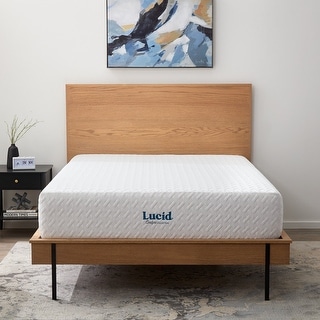 Lucid 14-inch Plush Gel Memory Foam Mattress