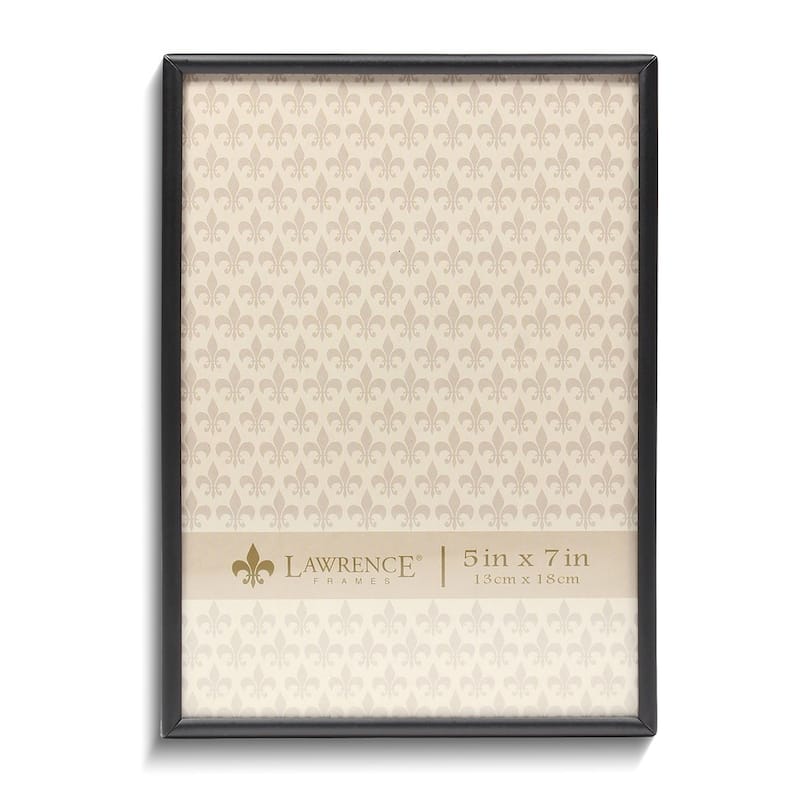 Curata Simply Black Metal 5x7 Photo Frame