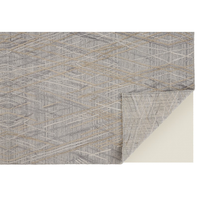 Grand Bazaar Huntley Hand Woven Abstract Modern Area Rug
