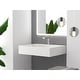 preview thumbnail 39 of 175, Juniper Stone Solid Surface Wall-mounted Vessel Sink