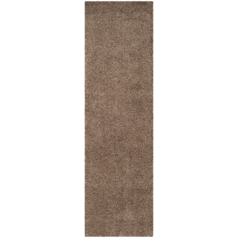 SAFAVIEH Laguna Shag Verdiana Solid Color 2-inch Thick Rug.