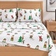 preview thumbnail 36 of 56, Linery & Co. Christmas Turkish Cotton Double-Brushed Flannel Bed Sheet Set
