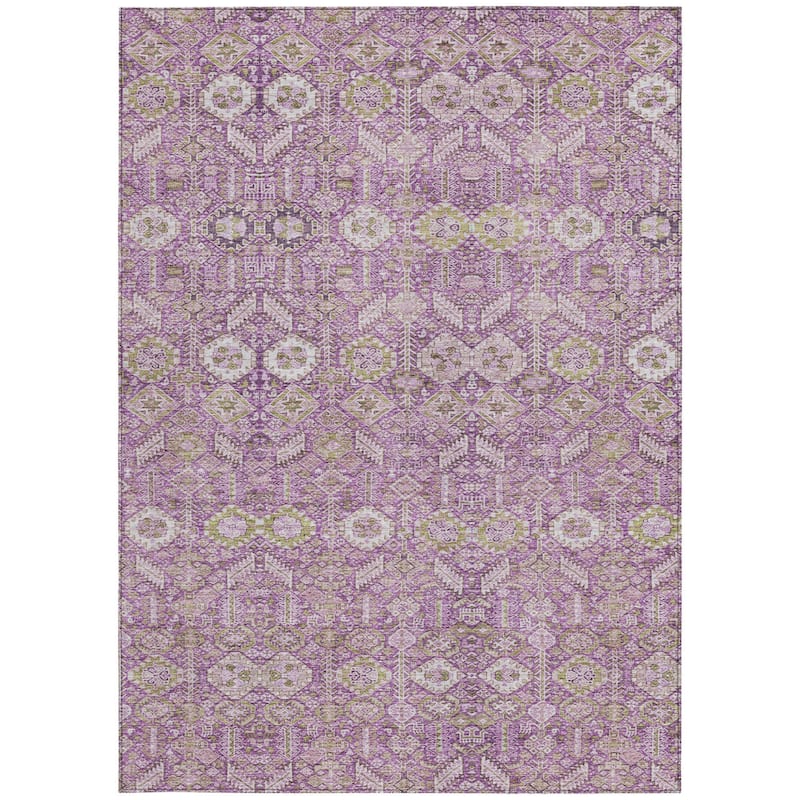 Alriri Garden-Inspired Weather Resistant Classic Meets Modern Outdoor Rug