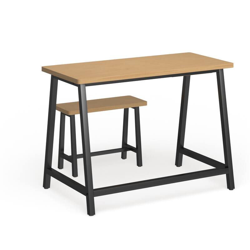 Porch & Den Calvert Ashwood Homeroom Desk and Bench