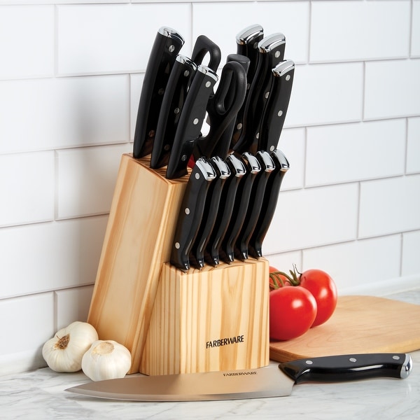 Farberware triple cheap riveted cutlery set