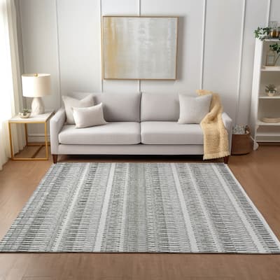 Machine Washable Indoor/ Outdoor Chantille Moroccan Boho Rug