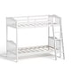 preview thumbnail 33 of 40, Twin Over Twin Solid Wood Bunk Bed for Kids and Adults, No Box Spring Required