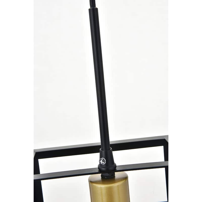 Elegant Lighting Resolute Single Light 8" Wide Mini Pendant
