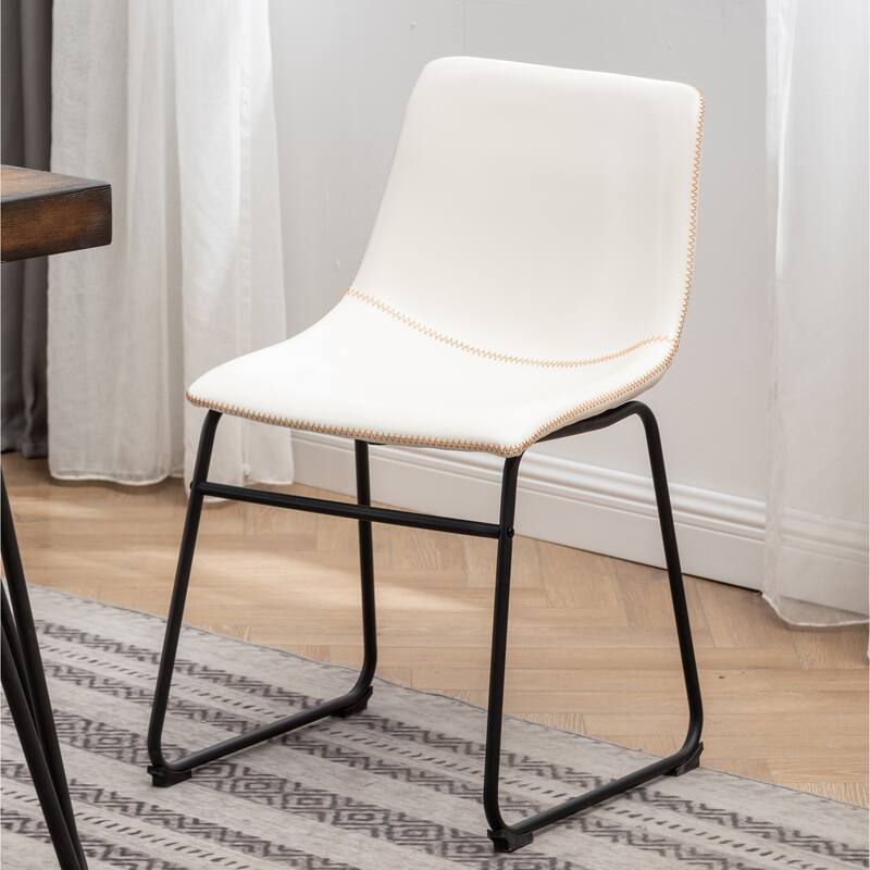 7-Piece Industrial Retro Dining Table and Chair Sets with Metal Legs and Rubber Footpads for Lofts Kitchens Dining Rooms