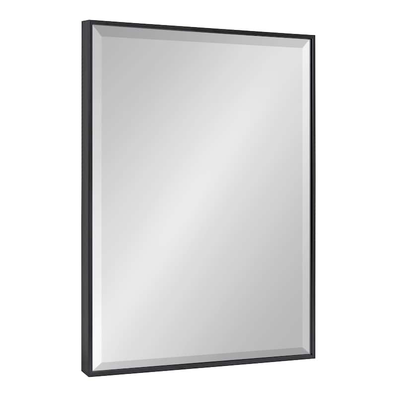 Rhodes Framed Decorative Wall Mirror - 22.75x28.75 - Black
