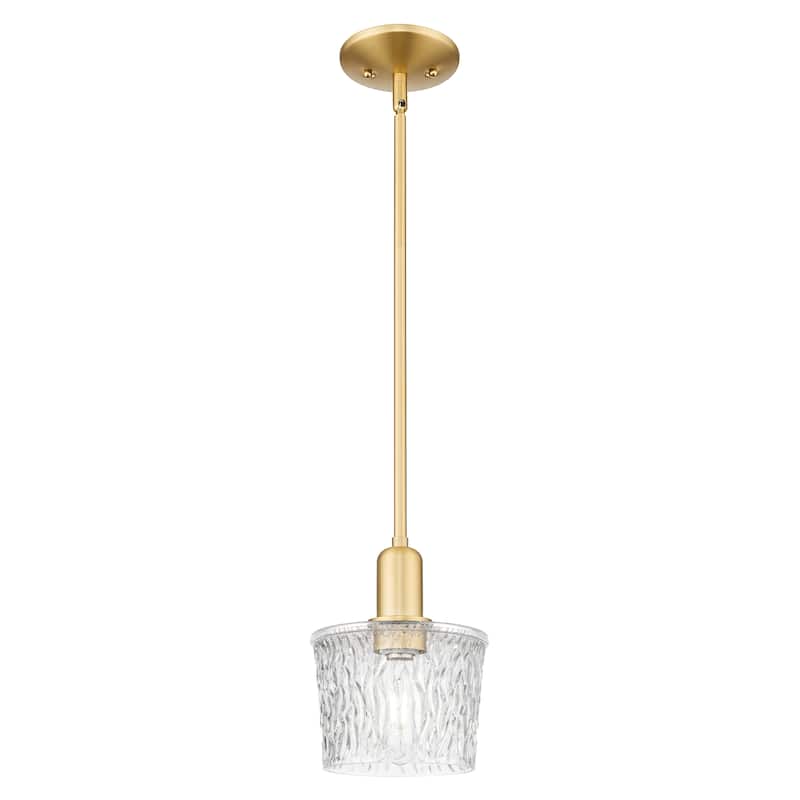 Innovations Lighting Endless Possibilities Arcadia - Niagara - 1 Light 7" Stem Hung Mini Pendant - Satin Gold