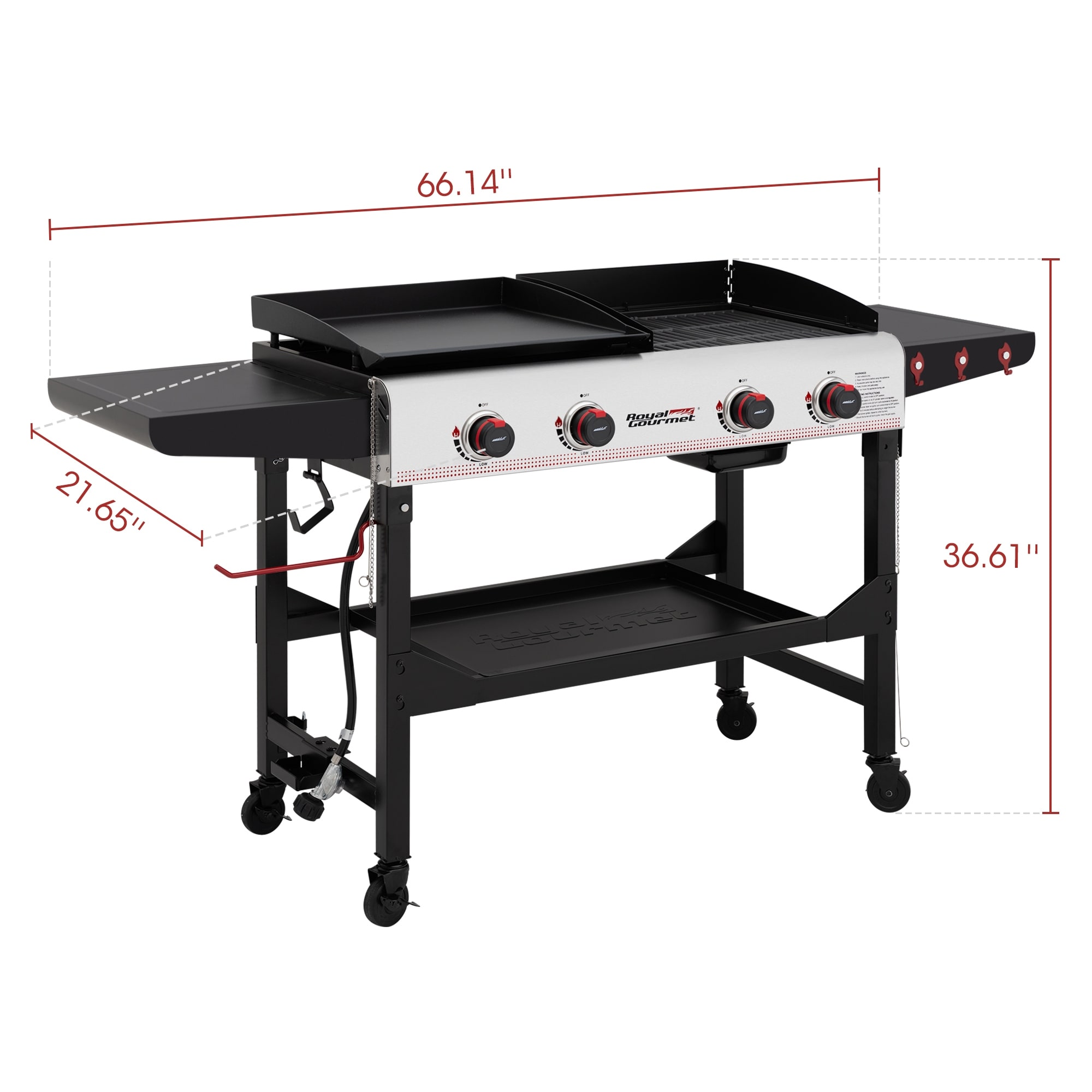 Flat top hot sale propane griddle
