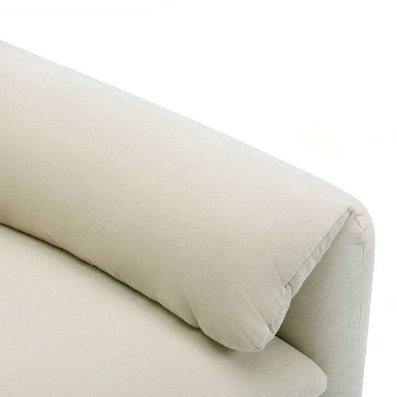 Modern Style Chenille Oversized Armchair Accent Chair Single Sofa Lounge Chair