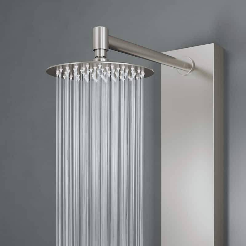 VIGO Ellington 59" H x 6" W 4-Jet Shower Panel with Round Shower Head