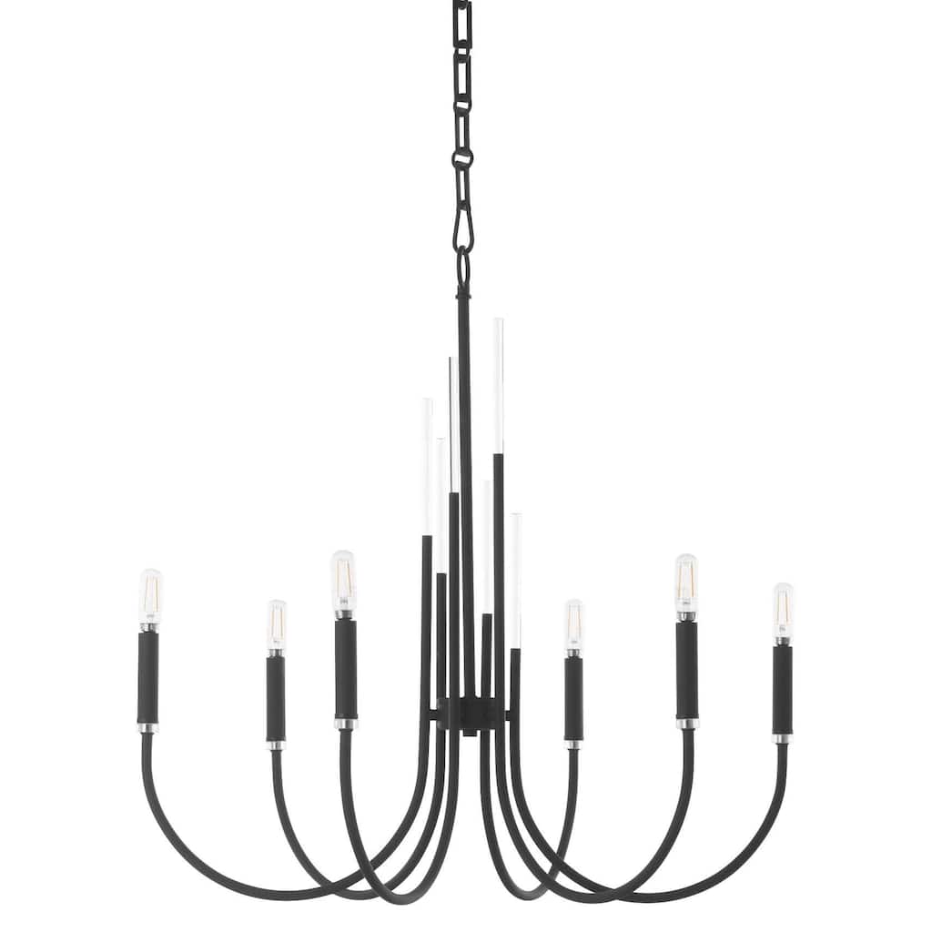 Quorum International 6223-6 Summit 6 Light 28" Wide Empire Chandelier
