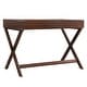 preview thumbnail 50 of 78, Kenton X Base Wood Accent Campaign Writing Desk iNSPIRE Q Modern