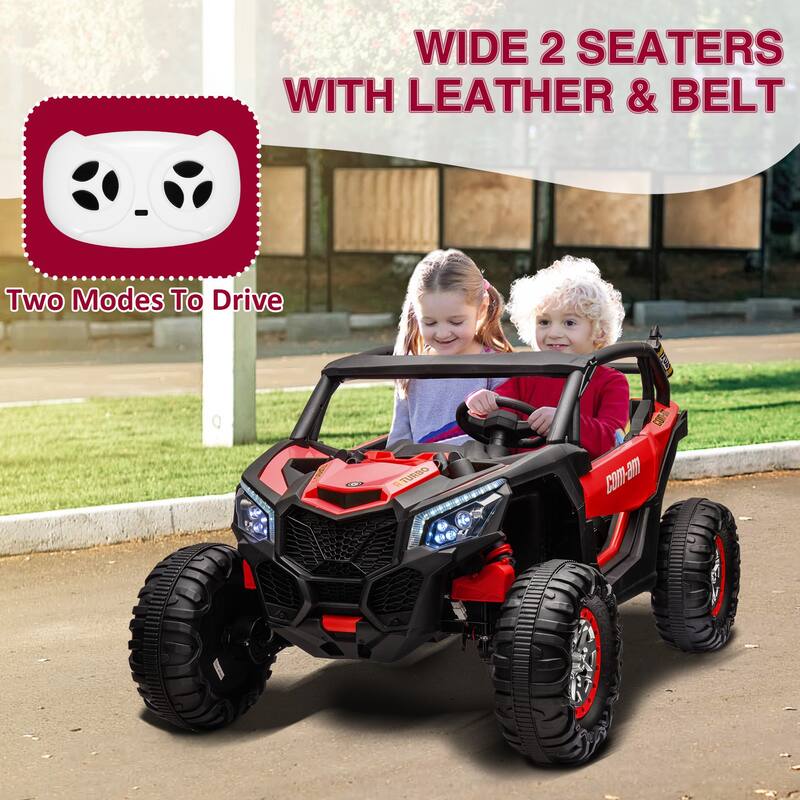 24v Electric Vehicle 2-Seater Kids Ride on UTV Car for Kids Best Gifts