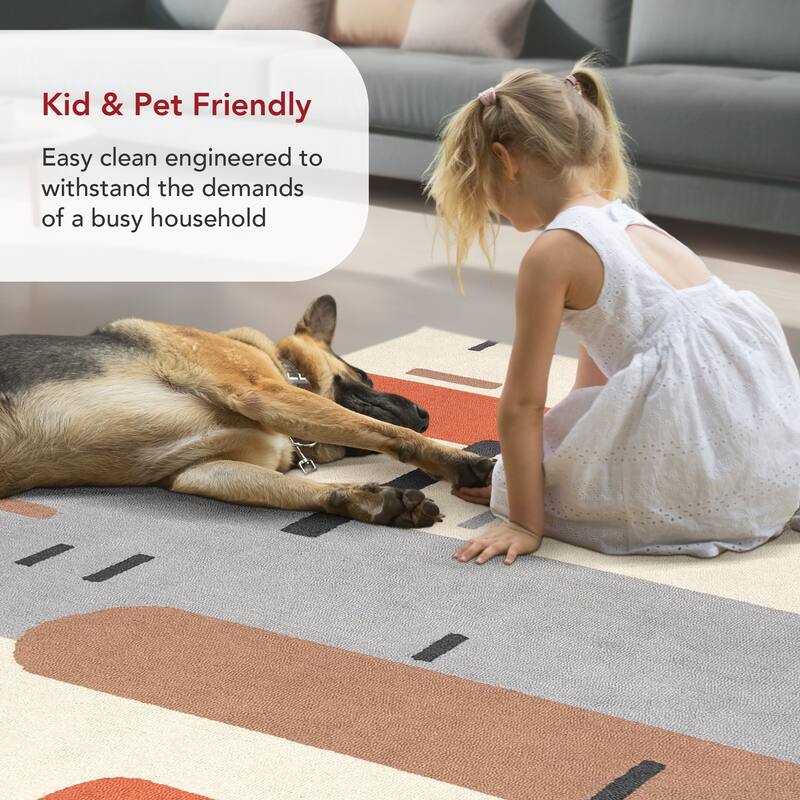 Nuloom Cori Wool Abstract Contemporary Area Rug