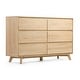 preview thumbnail 41 of 43, Max and Lily Scandinavian 6 Drawer Dresser