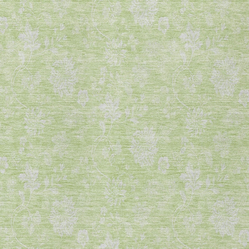 HomeRoots Floral Transitional Rectangle Outdoor Rug