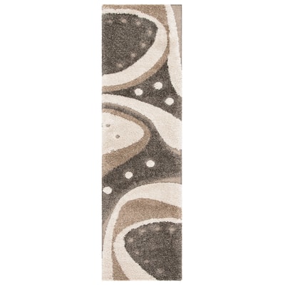 SAFAVIEH Florida Shag Wakaba Abstract 1.2-inch Thick Rug