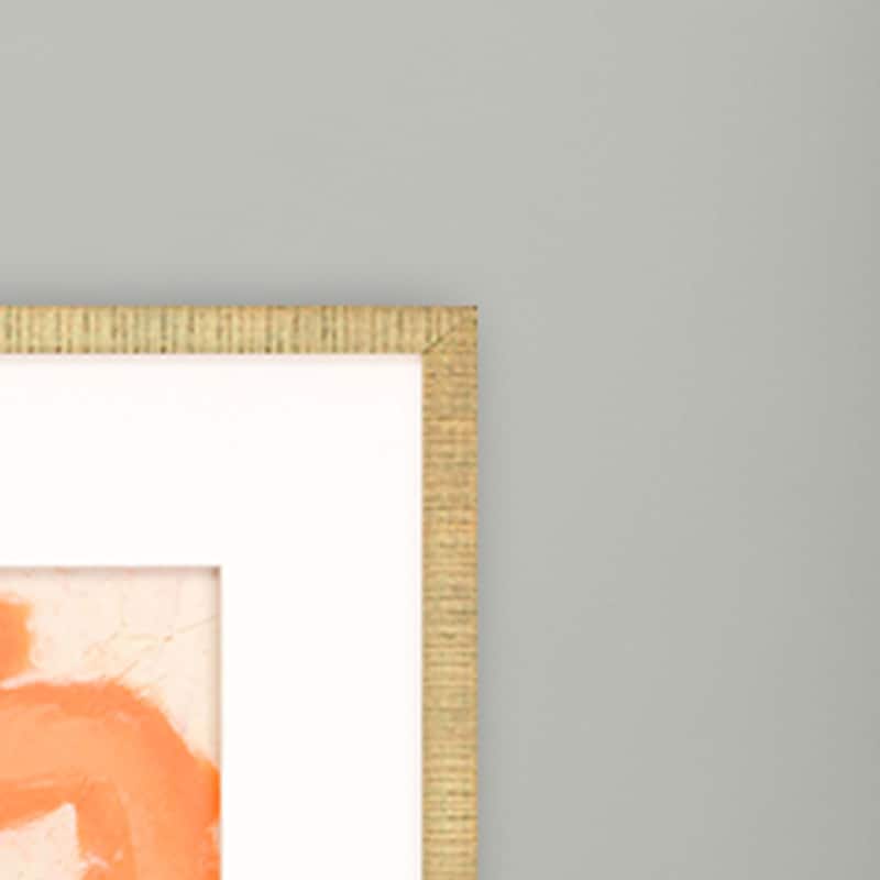 Gestural II S/4 Framed Art Giclee Under Glass - Multi-Color