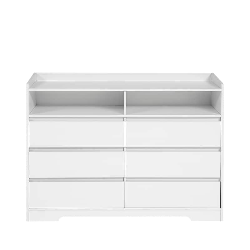 6 Drawer Dresser with LED Lights