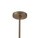 preview thumbnail 79 of 91, Mid Century 4-Light Conical Fabric Shade Lantern Pendant Ambient Light