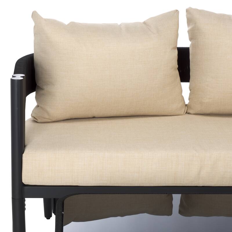 SAFAVIEH Outdoor Living Viola Corner Set. - 78"W x 28"D x 26"H