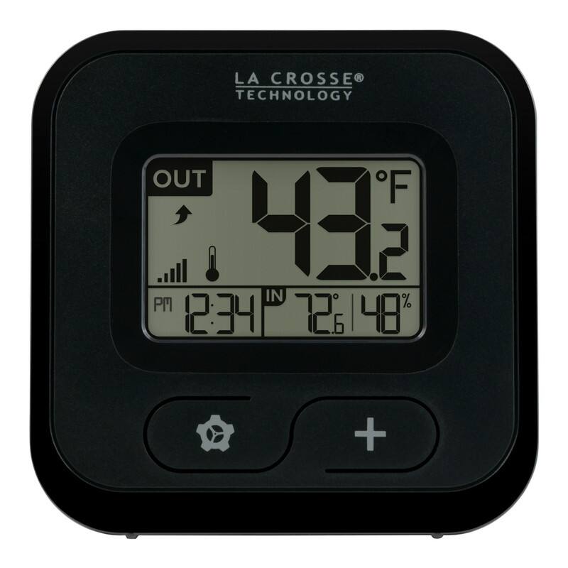 La Crosse Technology Wireless Compact Digital Thermometer with Humidity