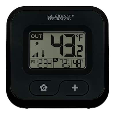 La Crosse Technology Wireless Compact Digital Thermometer with Humidity