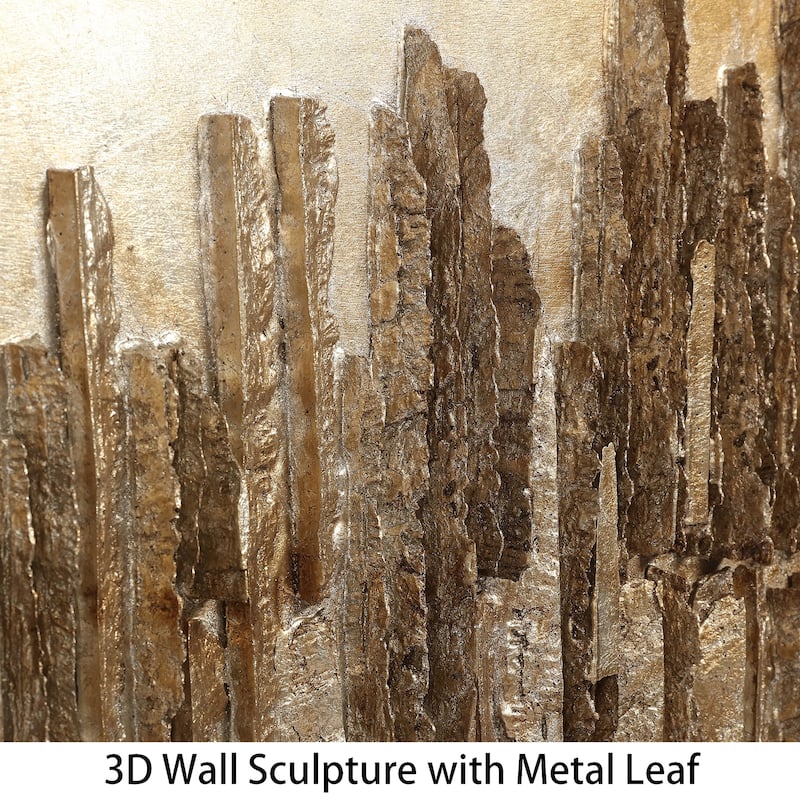 "Passages" Handed Embellished Rugged Wooden Wall Art