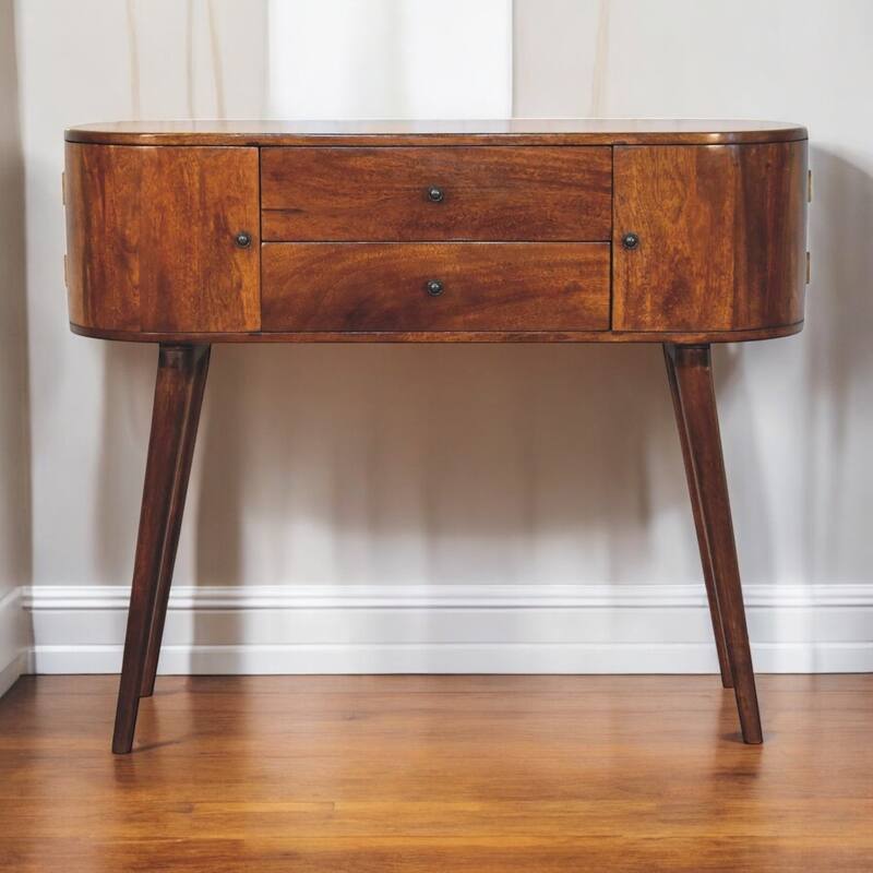 Artisan Furniture Solid Wood Grove Chestnut Console Table